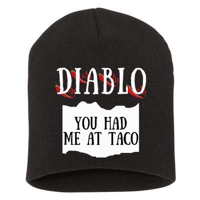 Diablo Hot Sauce Packet Group Costume Short Acrylic Beanie