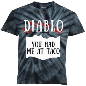 Diablo Hot Sauce Packet Group Costume Kids Tie-Dye T-Shirt