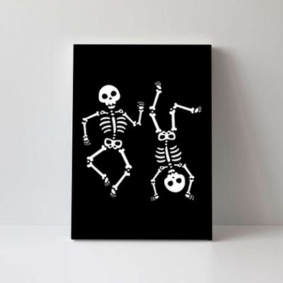 Dance Halloween Skeleton Dancing Gift Canvas