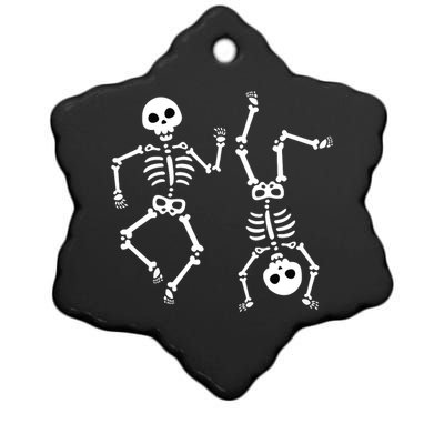 Dance Halloween Skeleton Dancing Gift Ceramic Star Ornament