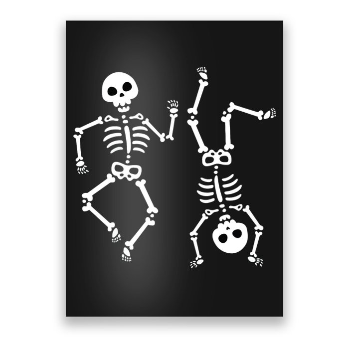 Dance Halloween Skeleton Dancing Gift Poster