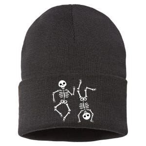 Dance Halloween Skeleton Dancing Gift Sustainable Knit Beanie