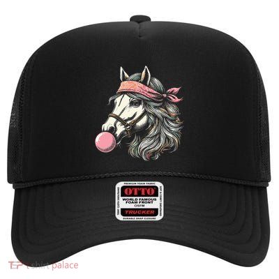 Derby Horse Silks And Hats Jockey Horse Racing High Crown Mesh Back Trucker Hat