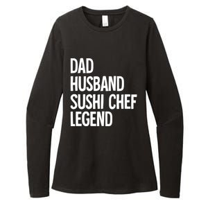 Dad Husband Sushi Chef Gift Womens CVC Long Sleeve Shirt