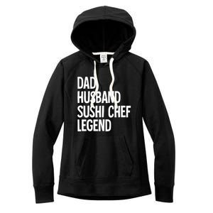 Dad Husband Sushi Chef Gift Women's Fleece Hoodie