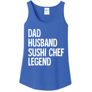 Dad Husband Sushi Chef Gift Ladies Essential Tank