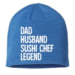 Dad Husband Sushi Chef Gift Sustainable Beanie