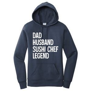 Dad Husband Sushi Chef Gift Women's Pullover Hoodie