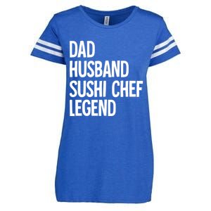 Dad Husband Sushi Chef Gift Enza Ladies Jersey Football T-Shirt