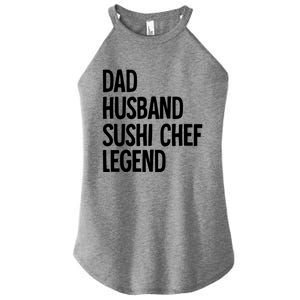 Dad Husband Sushi Chef Gift Women's Perfect Tri Rocker Tank