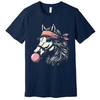 Derby Horse Silks And Hats Jockey Horse Racing Premium T-Shirt