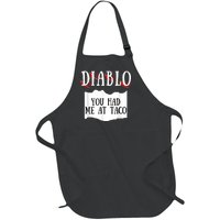 Diablo Hot Sauce Packet Group Costume Full-Length Apron With Pockets