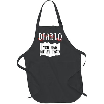 Diablo Hot Sauce Packet Group Costume Full-Length Apron With Pockets