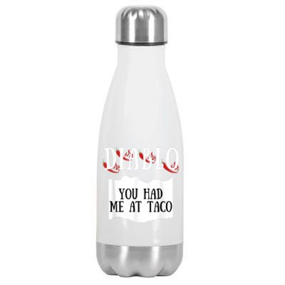 Diablo Hot Sauce Packet Group Costume Stainless Steel Insulated Water Bottle