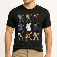 Dabbing Halloween Skeleton Zombie Scary Pumpkin Mummy Cooling Performance Crew T-Shirt