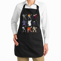 Dabbing Halloween Skeleton Zombie Scary Pumpkin Mummy Apron