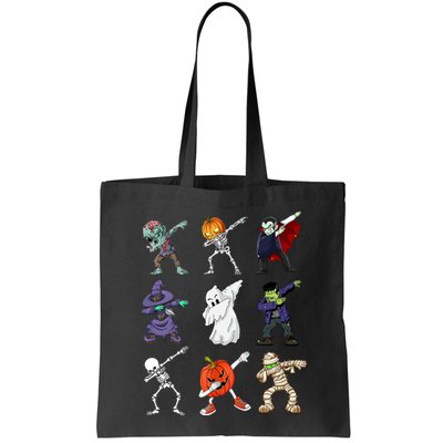 Dabbing Halloween Skeleton Zombie Scary Pumpkin Mummy Bag