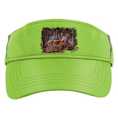 Deer Hunting Scene Adult Drive Performance Visor