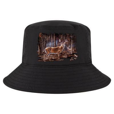 Deer Hunting Scene Cool Comfort Performance Bucket Hat