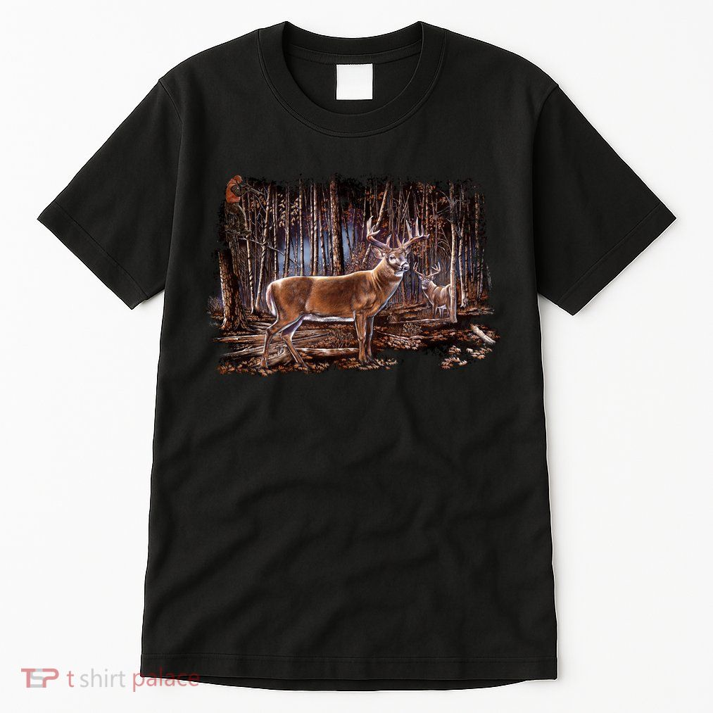 Deer Hunting Scene Tall T-Shirt