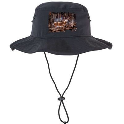 Deer Hunting Scene Bucket Hat