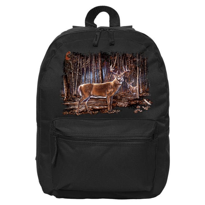 Deer Hunting Scene 16 in Basic Backpack