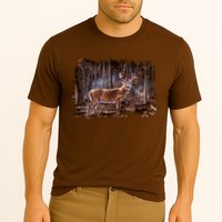 Deer Hunting Scene Cooling Performance Crew T-Shirt