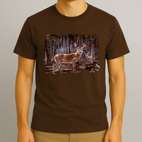 Deer Hunting Scene T-Shirt