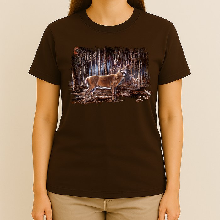 Deer Hunting Scene T-Shirt