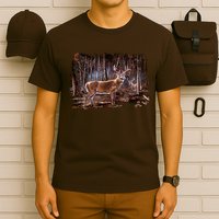 Deer Hunting Scene T-Shirt