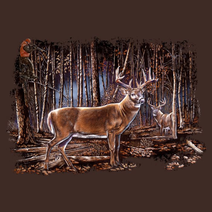 Deer Hunting Scene T-Shirt