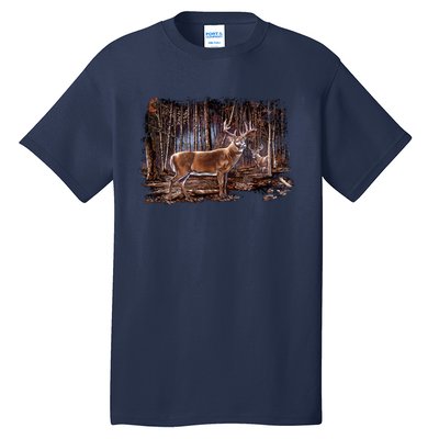 Deer Hunting Scene Tall T-Shirt