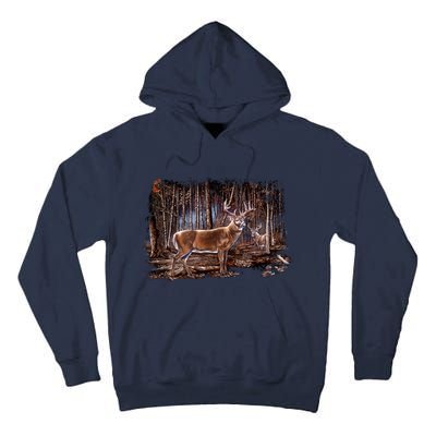 Deer Hunting Scene Tall Hoodie