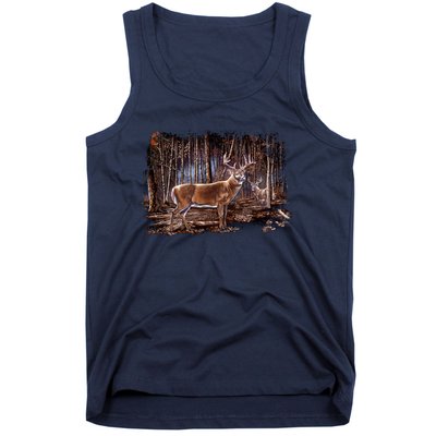 Deer Hunting Scene Tank Top