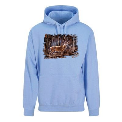 Deer Hunting Scene Unisex Surf Hoodie