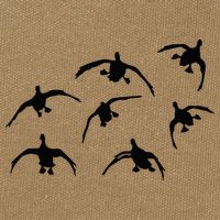 Duck Hunting Seven Drakes By Committed Waterfowl Cotton Canvas Backpack