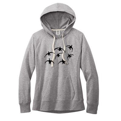 Duck Hunting Seven Drakes By Committed Waterfowl Women's Fleece Hoodie