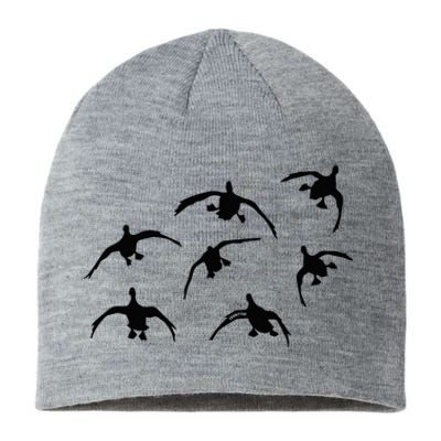 Duck Hunting Seven Drakes By Committed Waterfowl Sustainable Beanie