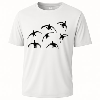 Duck Hunting Seven Drakes By Committed Waterfowl Performance Shirt