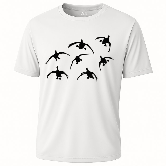 Duck Hunting Seven Drakes By Committed Waterfowl Performance Shirt