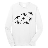 Duck Hunting Seven Drakes By Committed Waterfowl Long Sleeve Shirt