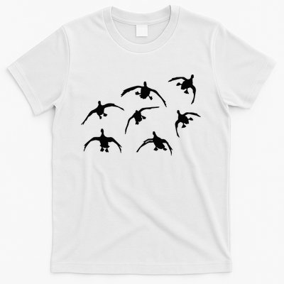 Duck Hunting Seven Drakes By Committed Waterfowl T-Shirt