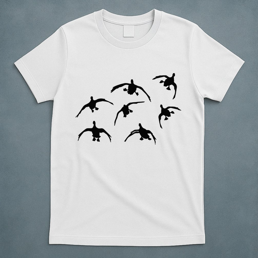 Duck Hunting Seven Drakes By Committed Waterfowl T-Shirt