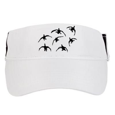 Duck Hunting Seven Drakes By Committed Waterfowl Adult Drive Performance Visor