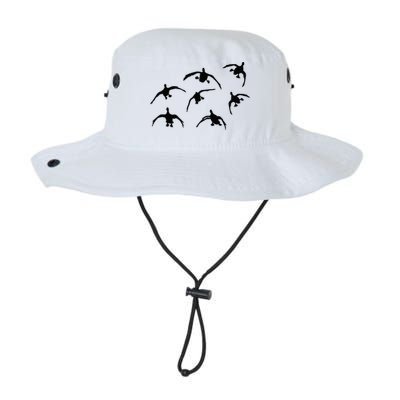 Duck Hunting Seven Drakes By Committed Waterfowl Bucket Hat