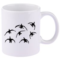 Duck Hunting Seven Drakes By Committed Waterfowl 11oz C Handle Ceramic Mug