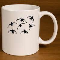 Duck Hunting Seven Drakes By Committed Waterfowl 11oz C Handle Ceramic Mug