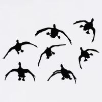 Duck Hunting Seven Drakes By Committed Waterfowl Flatbill Hat