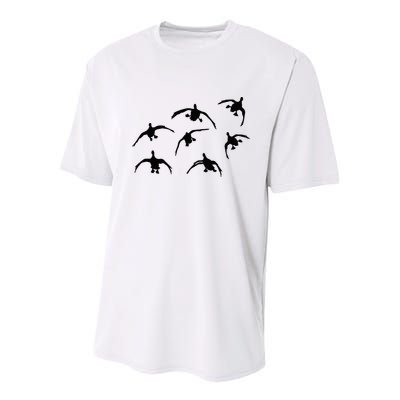 Duck Hunting Seven Drakes By Committed Waterfowl Youth Performance Sprint T-Shirt