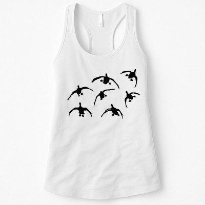 Duck Hunting Seven Drakes By Committed Waterfowl Womens Tank Top